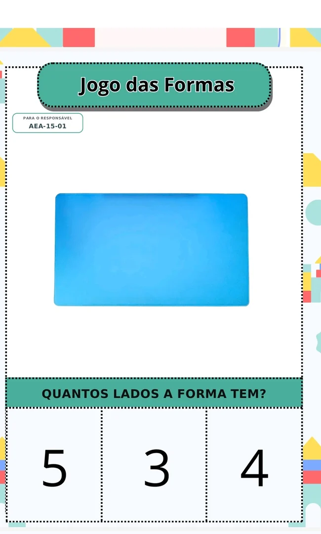 Atividade Jogo das Formas