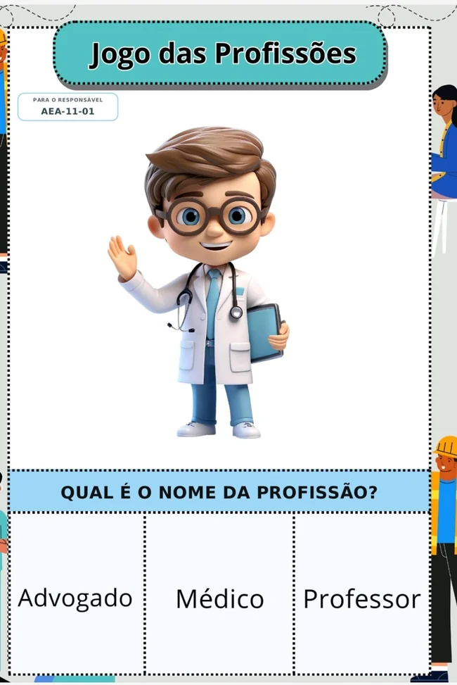 Atividade Jogo das Profissões