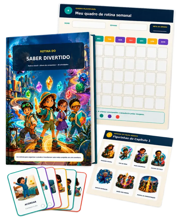 Mockup do Rotina do Saber Divertido